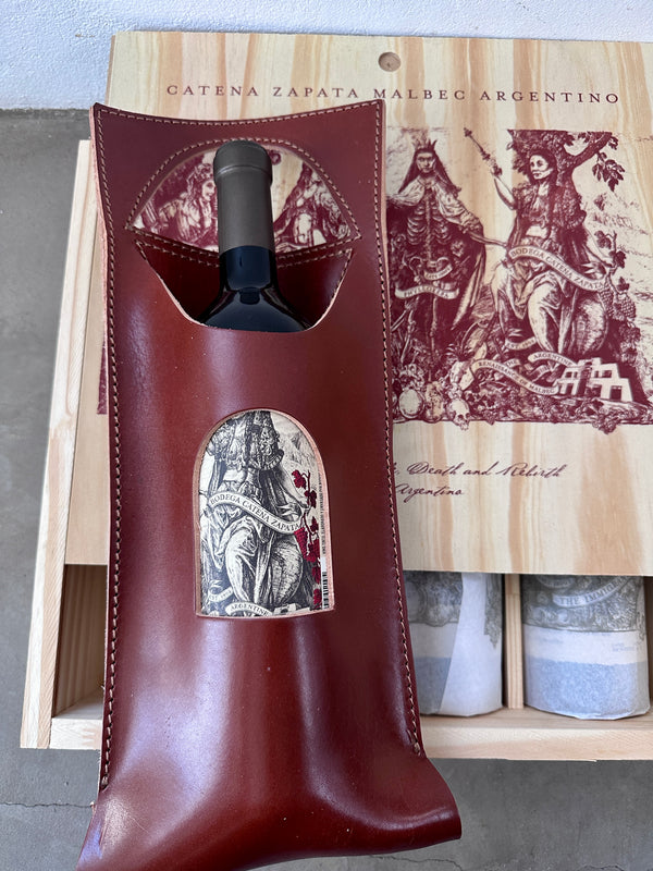 Catena Zapata Malbec Argentino – Handcrafted Leather Case Edition
